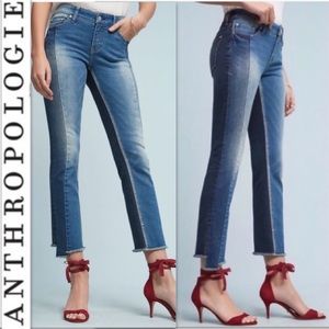 💐SALE💐 Anthro Parallel Raw Edge Cropped Jeans